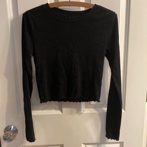 Size Medium Forever 21 Long Sleeve Crop Top